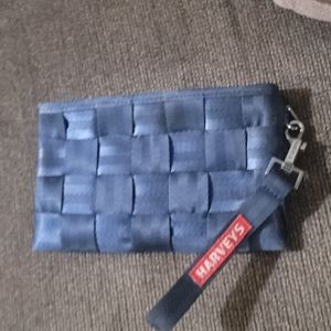 Harveys navy wristlet